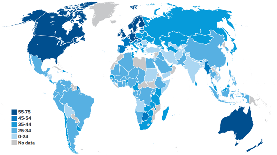 world map